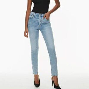 Aritzia Denim Forum The Yoko High Rise Slim Jeans Size 28 X 30